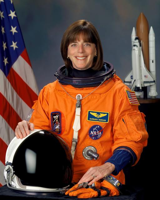 Barbara Morgan astronaut portrait