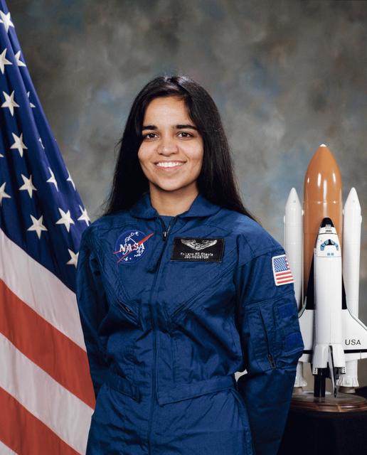 Kalpana Chawla astronaut portrait. 